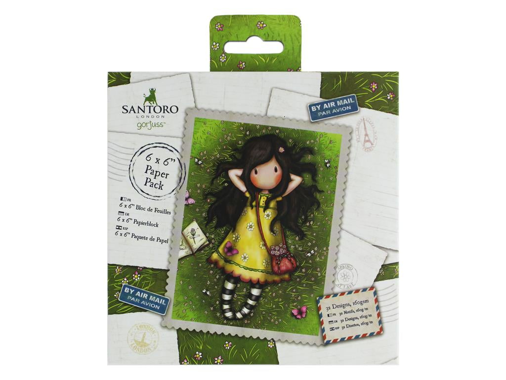 Docrafts Santoro Gorjuss Paper Pack 6x6 32pc