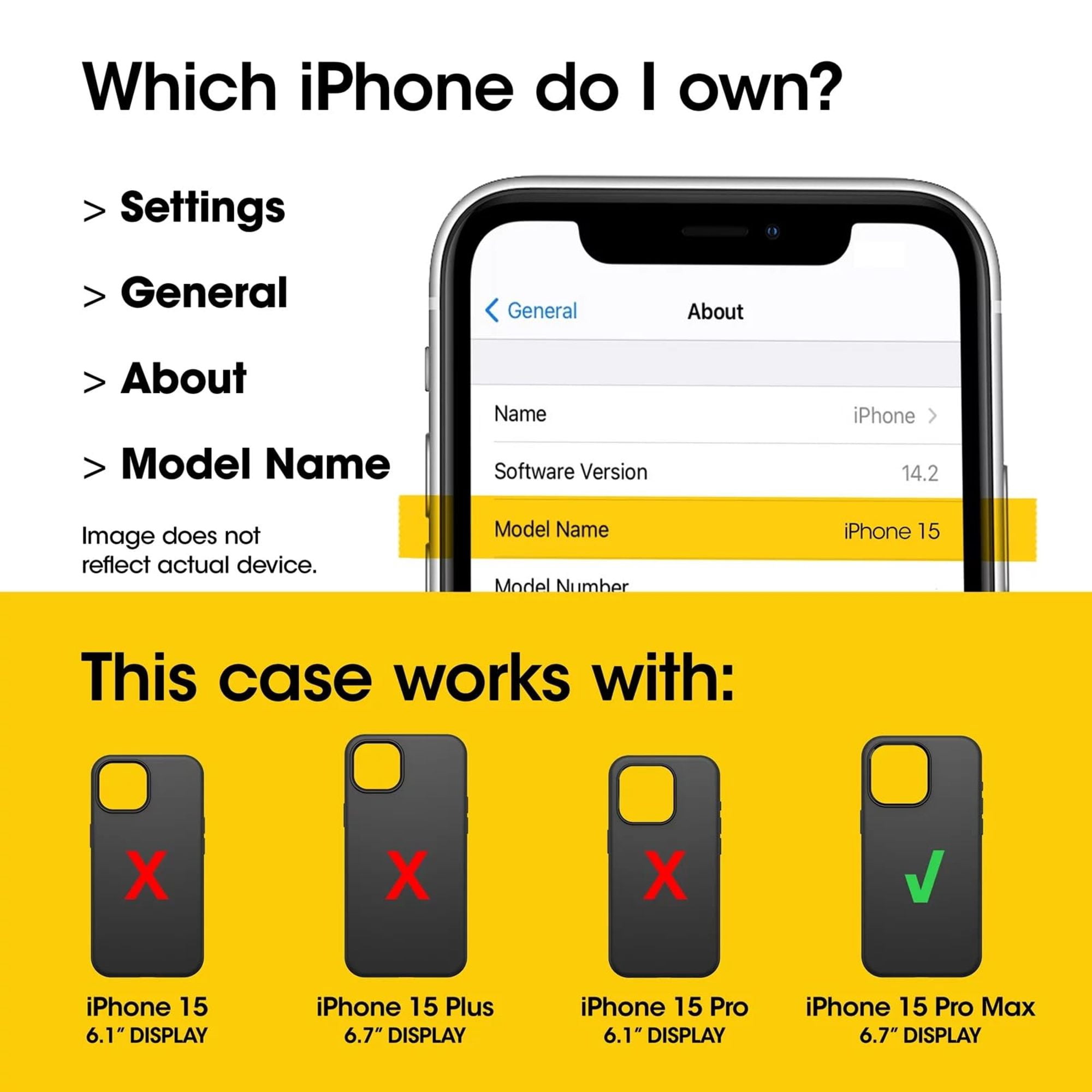 OtterBox iPhone 15 Pro MAX Commuter Series Case - MagSafe Edition - Black, Slim & Tough, Pocket-Friendly, with Port Protection