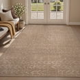 thumbnail image 1 of Area Rug x Rugs for Living Room Bedroom High Low Textu Jacquard Boho Neutral Carpet - Non Slip Machine Washable Rug Dining Nursery Living Room Farmhouse Rug, 1 of 6