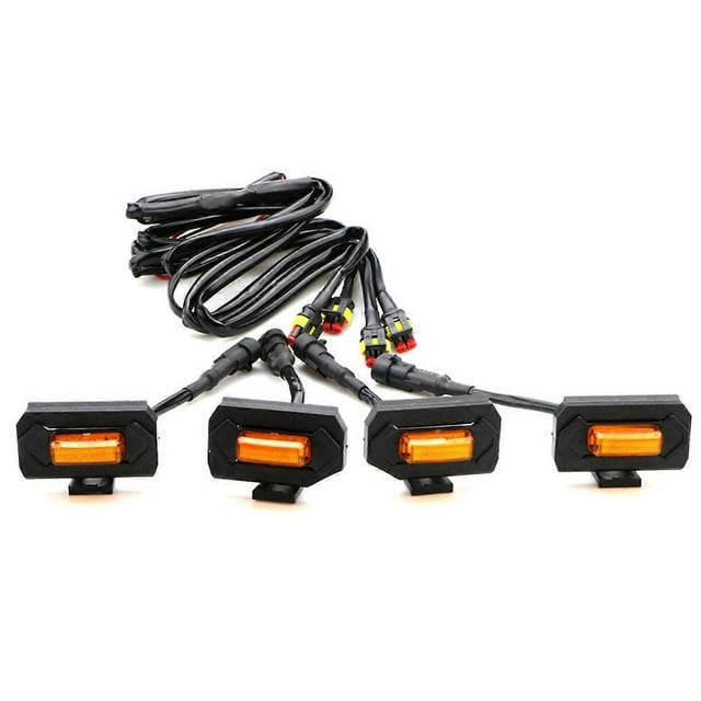 1Set LED Front Grill Lights for Off Road Sport 2020 2021 External Grill Lamp Yellow Light