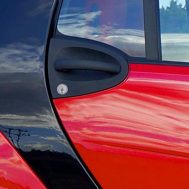 TEHAUX 4Ud Calcomanía Protector Para Cerradura De Vehículo Con Universal Y Acabado Transparente