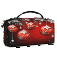 thumbnail image 2 of Herdesigns Christmas Carry Case Compatible with Nintendo Switch 2, with 20 Game Card Slots, Winter Rustic Red Merry Xmas Portable Travel Carrying Case Pouch for Accessories & Games, 2 of 8