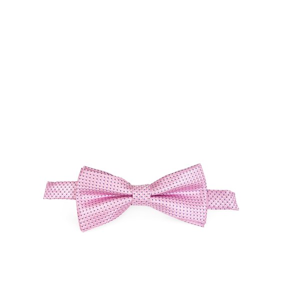 Pink Classic Pindot Bow Tie