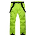 thumbnail image 4 of BLTIBY Ski Jumpsuit Women Ladies Ski Snow Bib Pants Adjustable Overalls Warm Insulated Waterproof Snowboard Softshell Pants with Pockets Wide Leg Loose Rompers Green L, 4 of 8