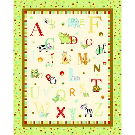 Alphabet Quilt Pnl Fabric
