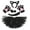 Black/White, variant on Petitebelle Cat Headband Bowtie Tail Gloves Tutu 5pc Costume (Black/White, 1-5 Years)