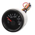 thumbnail image 1 of Medidor De Temperatura del Agua De 52MM, 40 A 120 °C, Medidor De Temperatura del Agua con Puntero DC9 A 32V con Retroiluminación para Vehículos Recreativos, Yates, Barcos De Pesca(Negro), 1 of 5