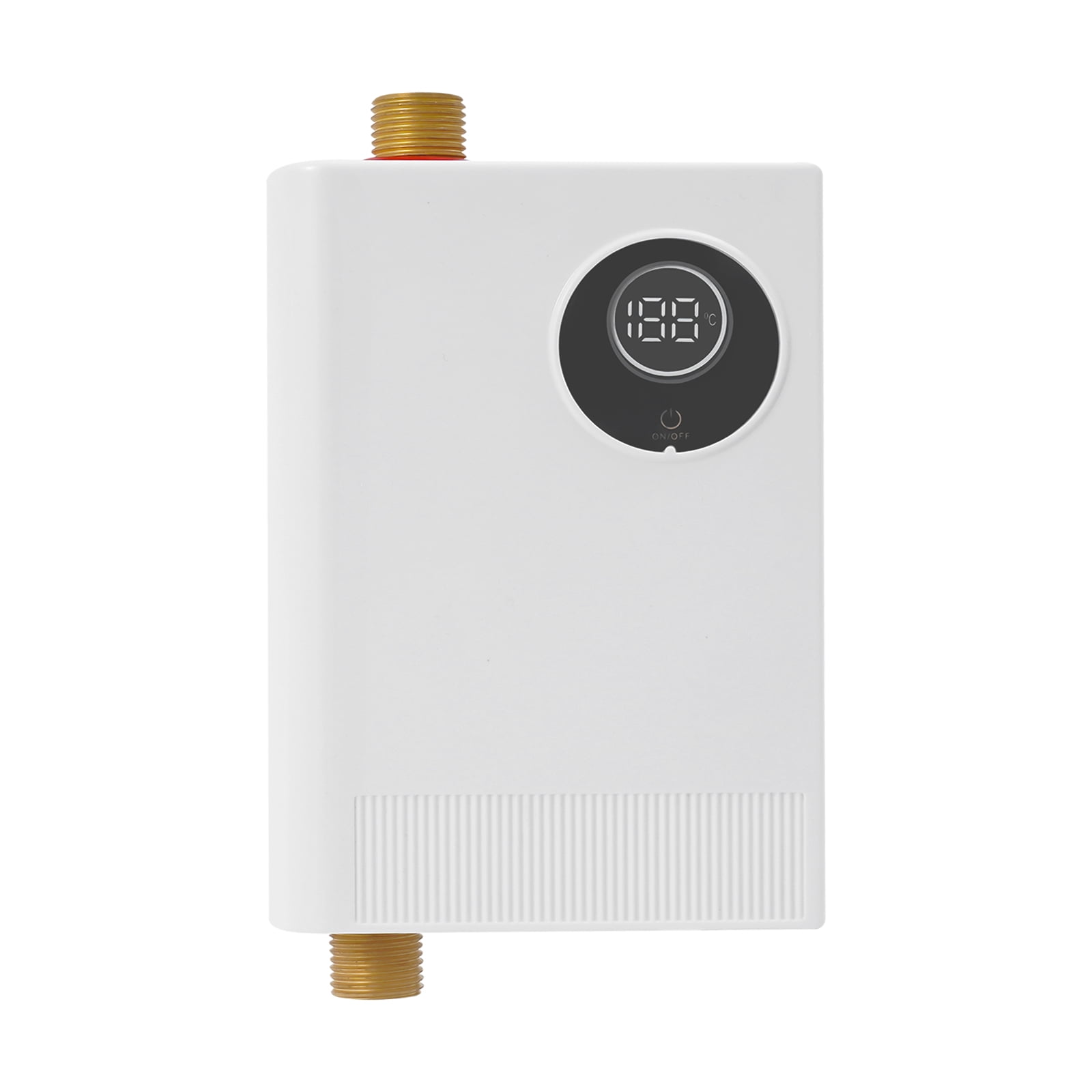 Electric Mini Instant Water Heater Tankless Water Heater On Demand Under Sink Hot Water Heater for Kitchen White 3000W