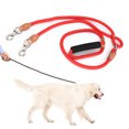 thumbnail image 1 of 1 a 2 correas trenzadas de nylon para caminar del perro de la cuerda de tracción del animal doméstico del diseño con la hebilla del metal, 1 of 8