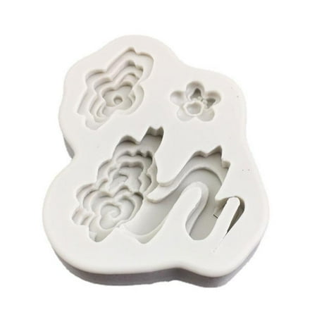 

FORHDW Flower & Cloud Shaped DIY Fondant Mould Candy Moulds Chocolate Gumpaste Moulds