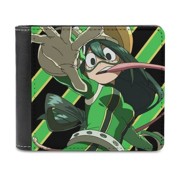 My Hero Academia Slim Bifold Wallet Purse Leather Wallets for Men Women Card Holder Wallets - Thin & Stylish