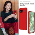 thumbnail image 4 of KOMI Silicone Case for Google Pixel 8 5G, Shockproof, DustProof - Red, 4 of 5