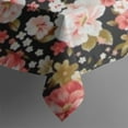 thumbnail image 5 of Pioneer Flower Floral Print Pattern Square Tablecloth,Waterproof Square Table Cover,Wipeable Spillproof Washable Table Cover for Home Kitchen Party Decor 42"X42"(107x107cm), 5 of 6