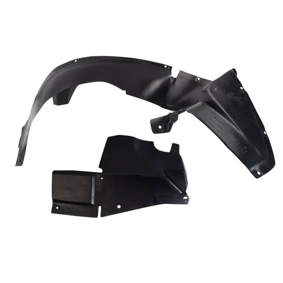 TRQ Inner Fender Liner Set Fits Select 2000-2005 Chevrolet Monte Carlo GM1249139 GM1250134