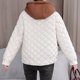 thumbnail image 4 of Parkas de manga larga para mujer, con bolsillos, cortas, holgadas y gruesas, con capucha, ropa de bolsillo, ropa de manga larga, top de poliéster para mujer, 4 of 6