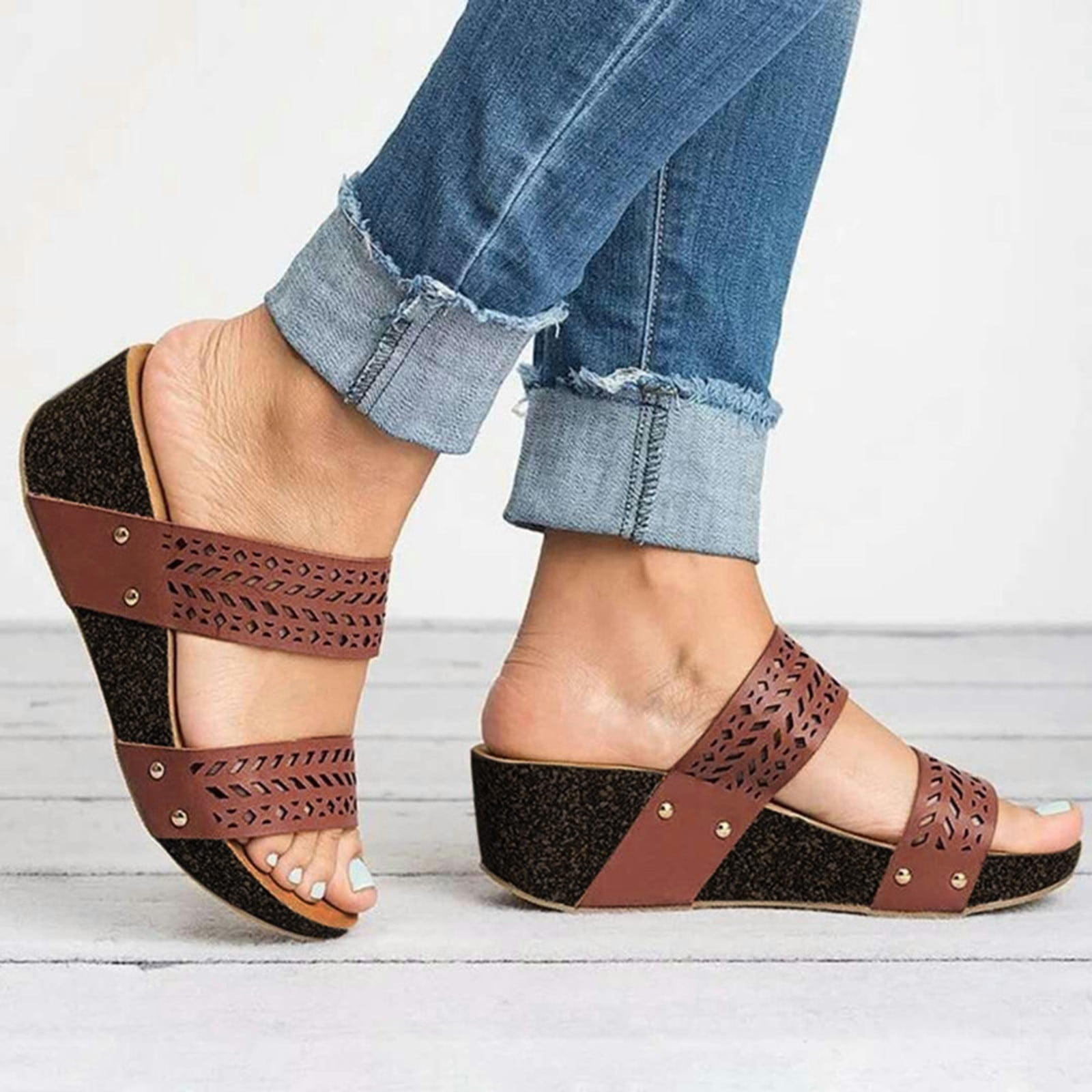Women's Brown Sandals | M&S