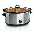 thumbnail image 2 of Crock-Pot - Olla de cocción lenta ovalada manual de 8 cuartos, Acero inoxidable, Plateado, 8 QT, 2 of 5
