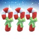 thumbnail image 4 of FELTECHELECTR juguetes navideños con sonido para perros, con forma de bastón de caramelo, para masticar, para mascotas (color aleatorio de lazo)., 4 of 6