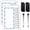 2 Pack Blue, variant on 2 Pack Blue Dry Erase Chore Chart Task Checklist Planning Tool
