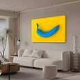 thumbnail image 3 of Póster de lienzo de plátano azul, decoración de dormitorio, paisaje deportivo, decoración de oficina, regalo, estilo marco, 12 x 18 pulgadas (30 x 45 cm), 3 of 8