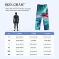 thumbnail image 4 of Fotbe Aurora Borealis Village Pantalones de Pijama para Hombre, Pantalones de Dormir, Pantalones de Casa con Cintura Ajustable y Bolsillos-XX-Large, 4 of 6