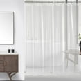 thumbnail image 6 of Heavy Duty Clear Shower Curtain Vinyl Waterproof Shower Curtain Liner 70" x 72", 6 of 10