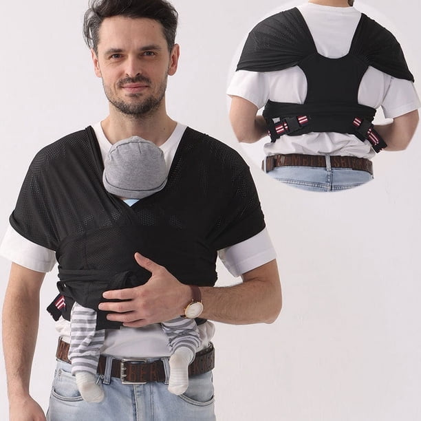 Pañuelo portabebés-sin nudo-portabebés-canguro-portabebés nacimiento-fisiológico-ajustable-bufanda de transporte fácil de llevar-regalo de nacimiento -lista de nacimiento-recién nacido-hasta 15kg