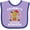Lavender and Purple, variant on Inktastic Christmas Grammy's Little Reindeer with Candy Canes Boys or Girls Baby Bib