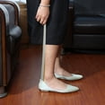 thumbnail image 4 of Japceit Portable Long Handled Shoe Horn, Household Plastic Shoe Aid for Seniors and Pregnant Women, Assistive Tool for Putting on Shoes Without Bending, 20 Inches Length, 4 of 6