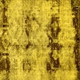 thumbnail image 1 of Ahgly Company Indoor Square Abstract Yellow Modern Area Rugs, 5' Square, 1 of 4