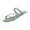 Green, variant on Summer Sandals for Women 2026 - Memory Foam Insole Beach Flip Flops Non Lightweight Double Strap Womens Sandals
