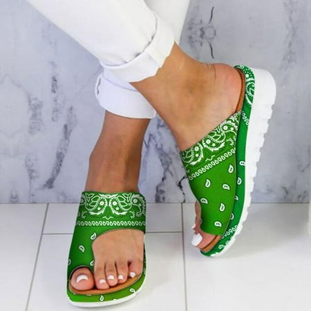 

Egmy Women Ankle Strap Summer Slide Sandals Flats Flip-Flops Shose
