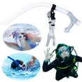 thumbnail image 1 of Boquilla Entrenamiento Buceo Snorkels Silicona Tubos para Adultos Jóvenes Y, 1 of 9