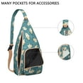 thumbnail image 2 of Hunting Bear Sling Backpack&nbsp;- Aesthetic Wild Bear Design with Artistic Details, Durable Anti-Theft Daypack for Outdoor Enthusiasts, 2 of 4
