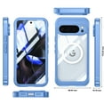 thumbnail image 5 of Allytechgroup for Google Pixel 10 /10 Pro Clear Case with Screen Protector, Compatible with Mag-safe Not Yellowing Slim Fit Shockproof Full Body Protective for Google Pixel 10 /10 Pro, Blue, 5 of 5