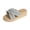 Blue, variant on Womens Slip On Sandals, Summer Sandals, Flat Sandals for Women, Women's Straight Drag Imitation Diamond Sandals With Round Toe Sponge Cake Color Cross Slope Heel One Foot, Black, 7