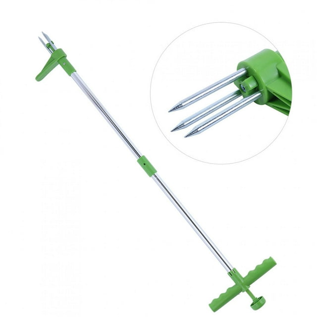 Puller de Maleza, PlásTiCO+tubo de aluminio Puntiagudo 3 Removedor de Maleza, Frontyard para céspedes parques de patio
