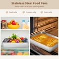 thumbnail image 3 of 2 Pcs Stainless Steel Cake Pans, Rectangular Baking Pans with Lids, Cake Baking Trays, Non-Stick Bread Loaf Pans, Rectangle Baking Bakeware for Breads, Meats, Vegetables, 3 of 4