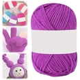 thumbnail image 2 of Cotton Yarn, Knitting Yarn - Loetky 4-Ply Yarn, Soft Skeins for Diy Doll Sweater Hats and Scarf, 2 of 7