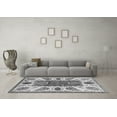 thumbnail image 3 of Ahgly Company Indoor Square Abstract Gray Modern Area Rugs, 5' Square, 3 of 4