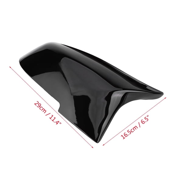 1 par de cubiertas del espejo retrovisor del coche abs, cubiertas de espejo retrovisor lateral para B-M-W 220i 328i 420i F20 F21 F22 F32 F33 F36 X1 E84 (negro brillante) Ecomeon no
