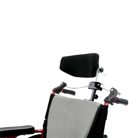 Karman Foldable Universal Headrest for Wheelchair, Arctic Silver, 14-16 Inch