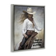 thumbnail image 4 of Stupell Industries Dirt Is Cowgirl Glitter People Painting Gray Floater Framed Canvas Art Print Wall Art, 17 x 21, 4 of 10