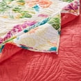 thumbnail image 3 of Greenland Home Fashions  Tropics Oversized and Reversible Cotton Quilt and Pillow Sham Set King - Cal King 5 Piece, 3 of 5