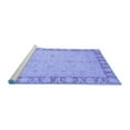 thumbnail image 2 of Ahgly Company Machine Washable Indoor Rectangle Oriental Blue Traditional Area Rugs, 2' x 4', 2 of 4