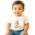 thumbnail image 2 of Safari Animals First Birthday Matching Family Shirt for Baby Girl or Boy - Sold Separately Natural Shirt 12 Months, 2 of 8