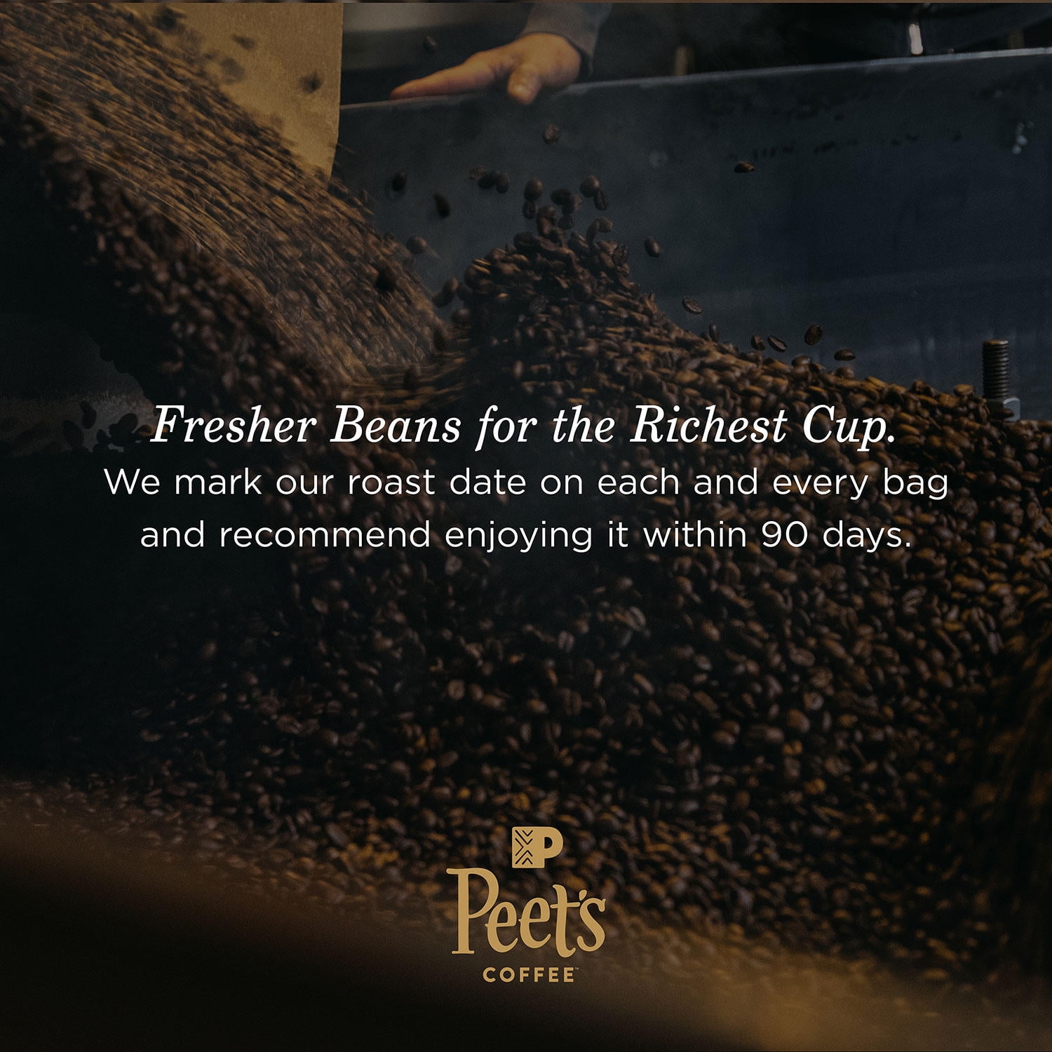 Peet's Coffee Major Dickason's Blend Deep Roast, Whole Bean (32 oz.)- Pack of 2
