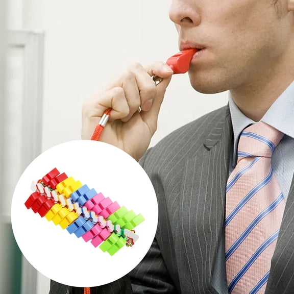Plastic Whistles,24Pcs Sports Whistle Bulk with Lanyard | Loud Crisp Sound Whistle for Coaches Referees,Colorful Toy Giveaways Party Whistles