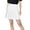 White, variant on Cocktail Dresses for Women LEBONYARD Women's Skirt with Side Slit for Style,Women's Solid Color Pleated Belt Pants High Waisted Skirt Red XS