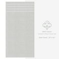 thumbnail image 3 of American Soft Linen Luxury 4 Piece Bath Towel Set, 100% Cotton Turkish Bath Towels for Bathroom, Silver, 3 of 9